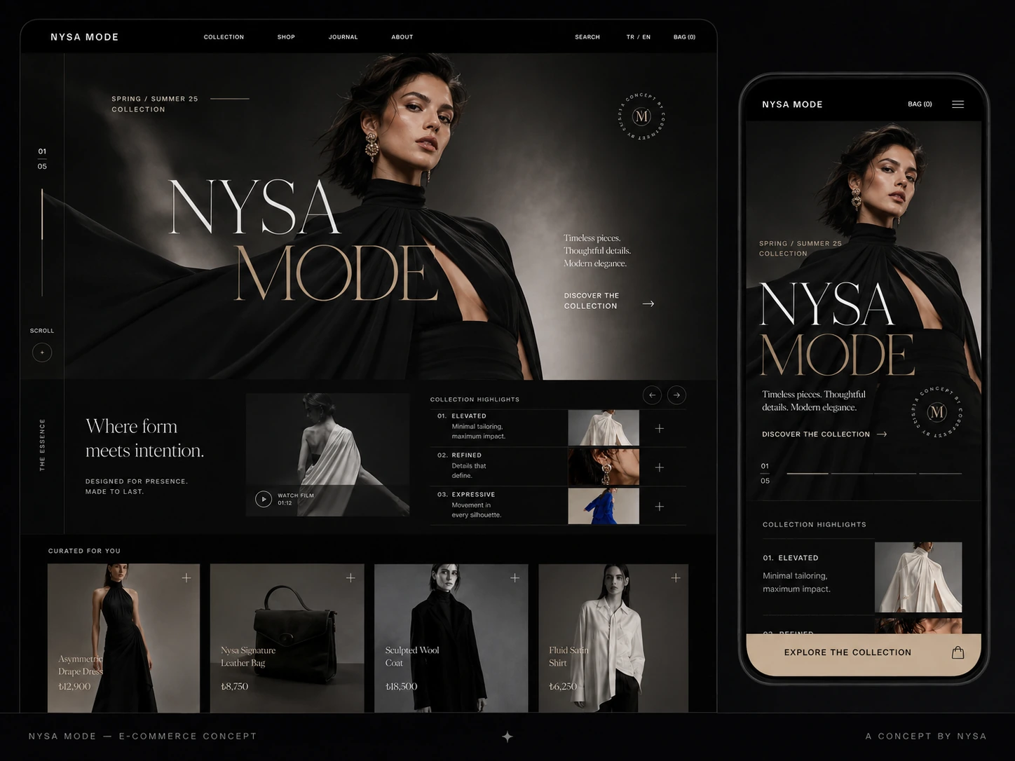 NYSA Mode konsept panosu